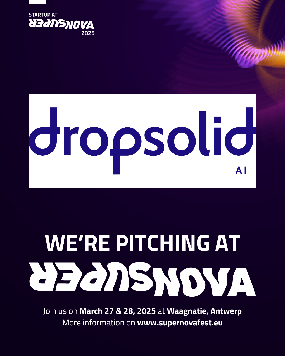 Dropsolid at Supernova